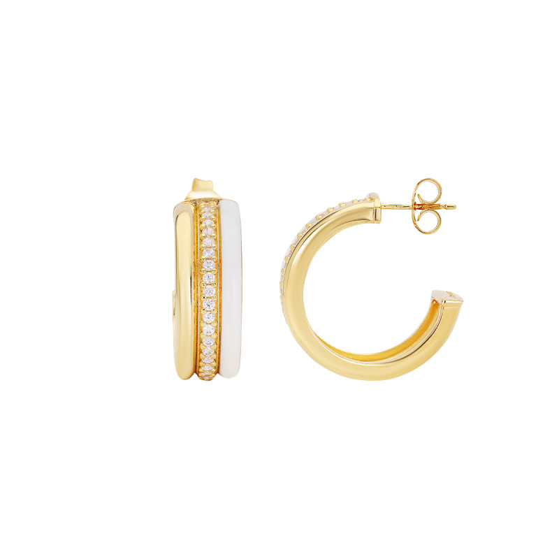 Orecchini Double Circle