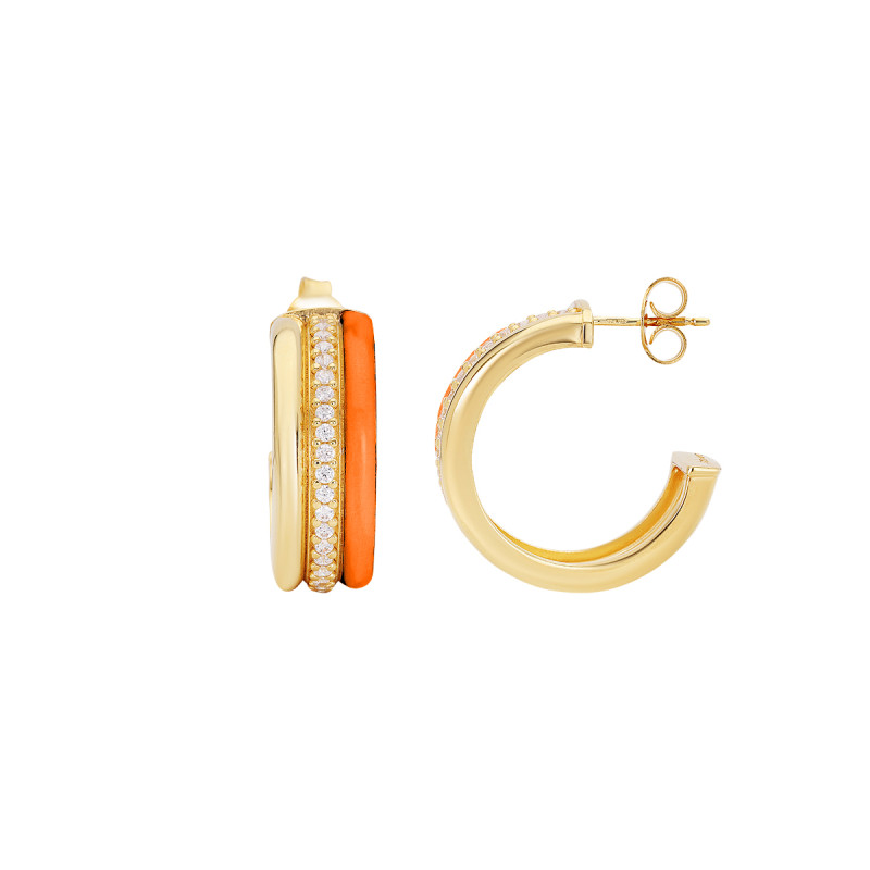 Orecchini Double Circle