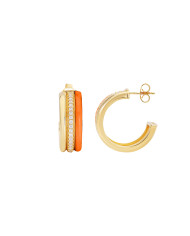 Orecchini Double Circle