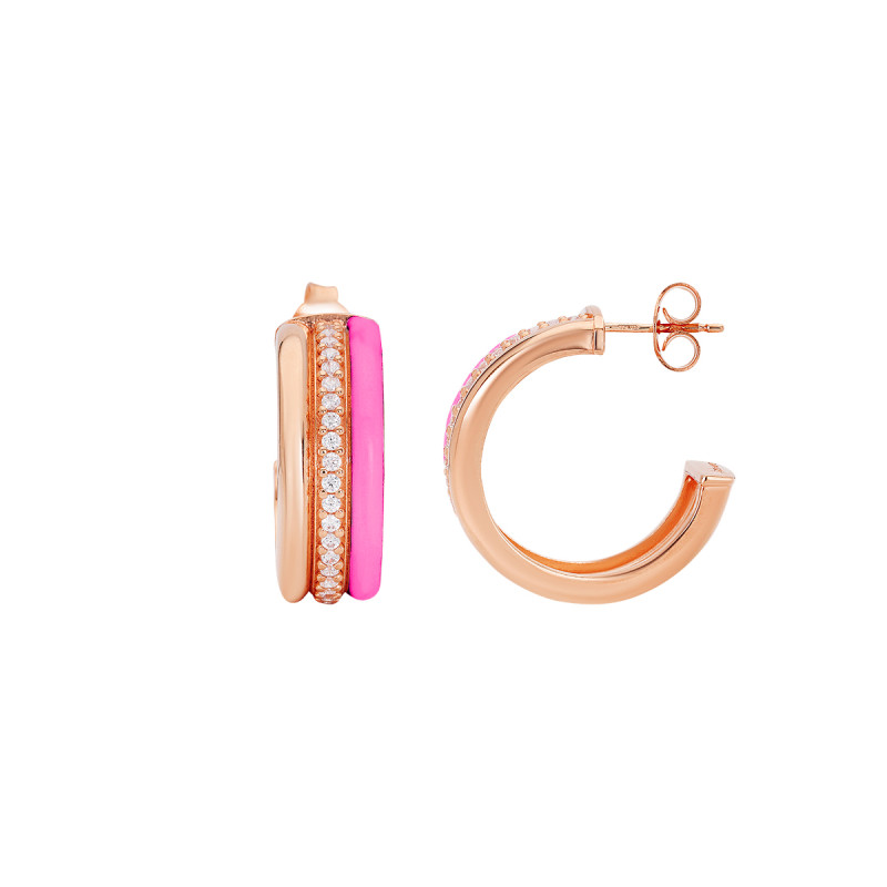 Orecchini Double Circle