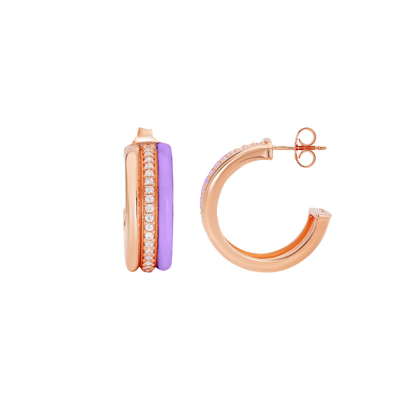 Orecchini Double Circle