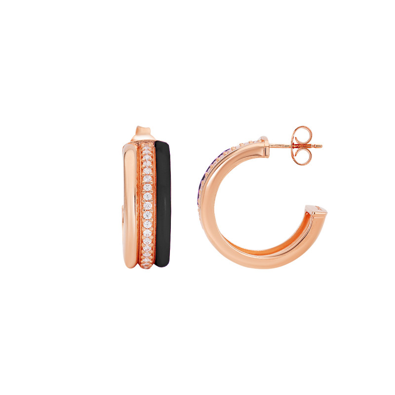 Orecchini Double Circle