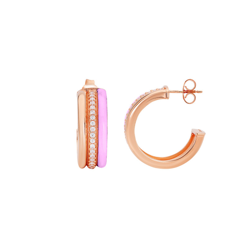 Orecchini Double Circle