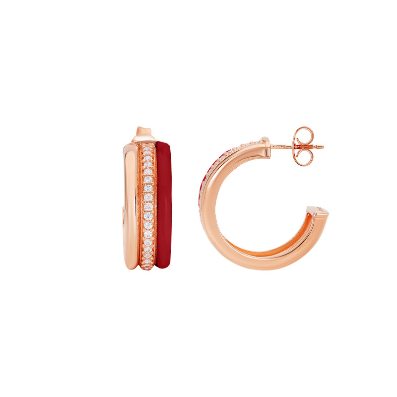 Orecchini Double Circle