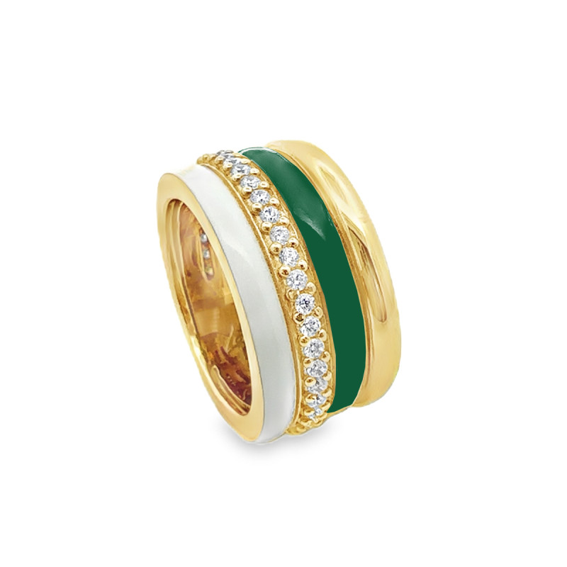 Anello Double Circle